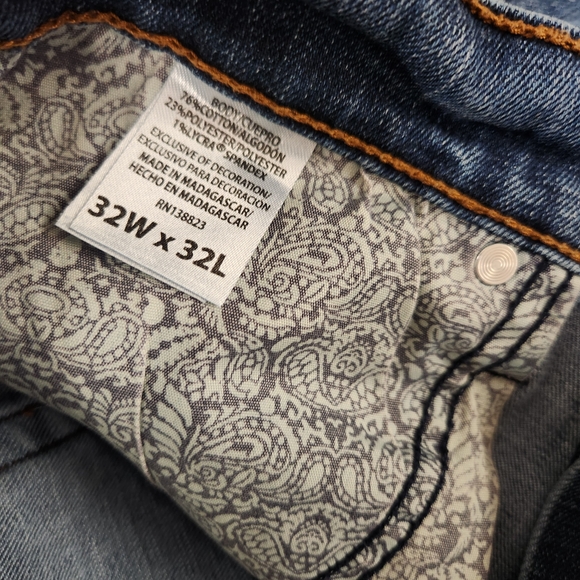 Cody James Western Blue Straight Jeans - Picture 4 of 6